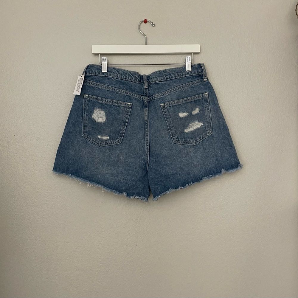 Hi Rise Denim Jean Shorts - Picture 3 of 4
